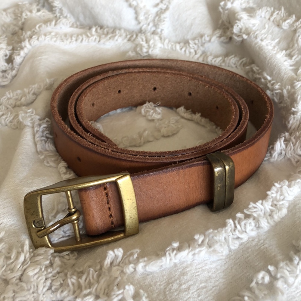 Lucky Brand distressed leather belt